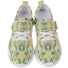 Folk Flowers Print Floral Pattern Ethnic Art Women s Velcro Strap Shoes by Eskimos