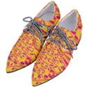 Folk flowers print Floral pattern Ethnic art Pointed Oxford Shoes View2