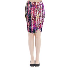 Colorful Bark Midi Wrap Pencil Skirt by 3cl3ctix