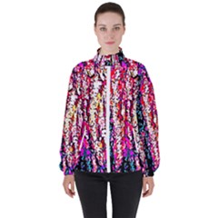 Colorful Bark Women s High Neck Windbreaker