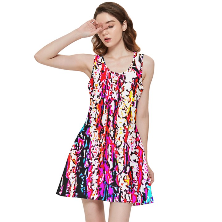 Colorful Bark Inside Out Racerback Dress