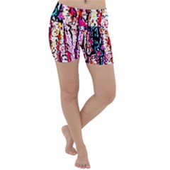 Colorful Bark Lightweight Velour Yoga Shorts