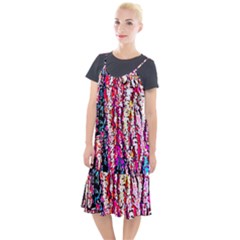 Colorful Bark Camis Fishtail Dress