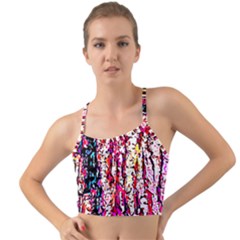 Colorful Bark Mini Tank Bikini Top by 3cl3ctix