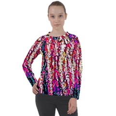 Colorful Bark Women s Long Sleeve Raglan Tee