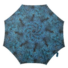 Abstract Surface Texture Background Hook Handle Umbrellas (large)