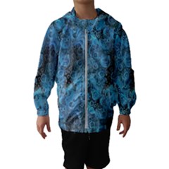 Abstract Surface Texture Background Kids  Hooded Windbreaker