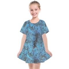 Abstract Surface Texture Background Kids  Smock Dress by dflcprintsclothing