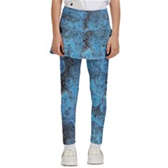 Abstract Surface Texture Background Kids  Skirted Pants