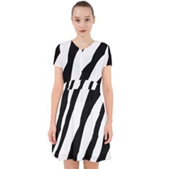 Zebra Lines Adorable In Chiffon Dress by FunDressesShop