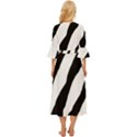 Zebra Lines Midsummer Wrap Dress View4