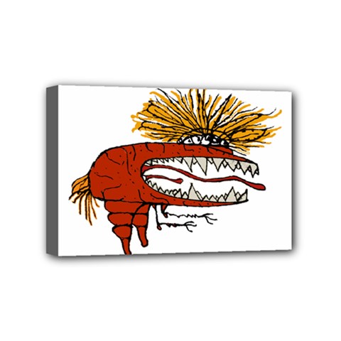 Colored Monster Alien Rat Mini Canvas 6  X 4  (stretched) by dflcprintsclothing