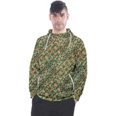 Colorful Stylized Botanic Motif Pattern Men s Pullover Hoodie by dflcprintsclothing