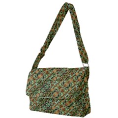 Colorful Stylized Botanic Motif Pattern Full Print Messenger Bag (s) by dflcprintsclothing