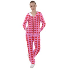 Heart Print Women s Tracksuit by NerdyChick