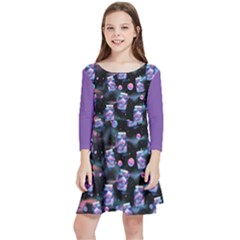 3 26 S4 Up  Kids  Quarter Sleeve Skater Dress by NiniLand