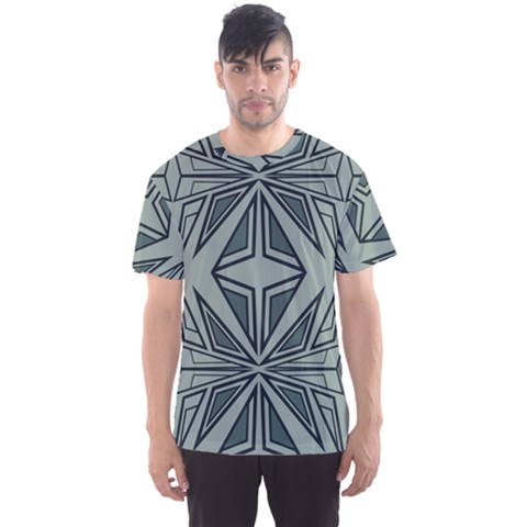 Abstract Pattern Geometric Backgrounds Men s Sport Mesh Tee by Eskimos