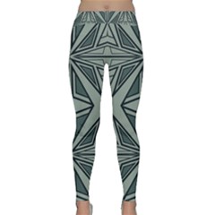 Abstract Pattern Geometric Backgrounds Classic Yoga Leggings by Eskimos