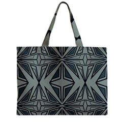 Abstract Pattern Geometric Backgrounds Zipper Mini Tote Bag by Eskimos