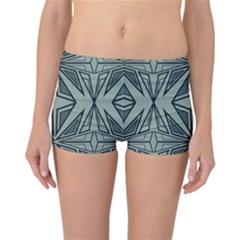 Abstract Pattern Geometric Backgrounds Reversible Boyleg Bikini Bottoms by Eskimos