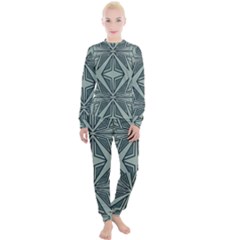 Abstract Pattern Geometric Backgrounds Women s Lounge Set by Eskimos