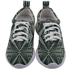 Abstract Pattern Geometric Backgrounds Kids Athletic Shoes by Eskimos