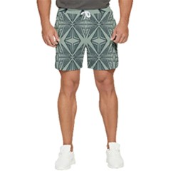 Abstract Pattern Geometric Backgrounds Men s Runner Shorts by Eskimos