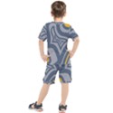 Abstract pattern geometric backgrounds Kids  Tee and Shorts Set View2