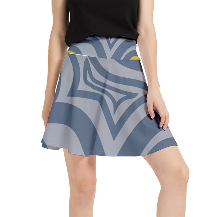 Abstract pattern geometric backgrounds Waistband Skirt