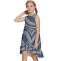 Abstract pattern geometric backgrounds Kids  Frill Swing Dress View2