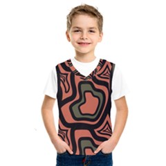 Abstract Pattern Geometric Backgrounds Kids  Basketball Tank Top by Eskimos