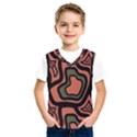 Abstract pattern geometric backgrounds Kids  Basketball Tank Top View1