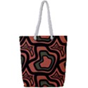 Abstract pattern geometric backgrounds Full Print Rope Handle Tote (Small) View1