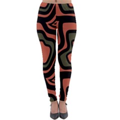 Abstract Pattern Geometric Backgrounds Lightweight Velour Leggings by Eskimos