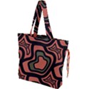 Abstract pattern geometric backgrounds Drawstring Tote Bag View1