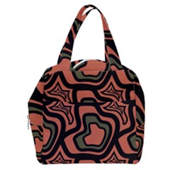 Abstract Pattern Geometric Backgrounds Boxy Hand Bag