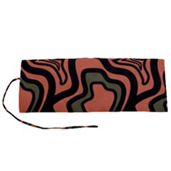 Abstract Pattern Geometric Backgrounds Roll Up Canvas Pencil Holder (s) by Eskimos