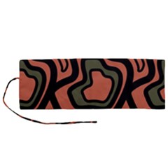 Abstract Pattern Geometric Backgrounds Roll Up Canvas Pencil Holder (m) by Eskimos