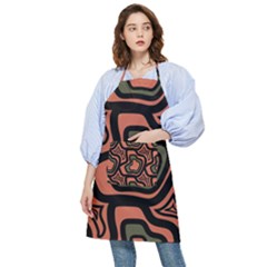 Abstract Pattern Geometric Backgrounds Pocket Apron by Eskimos