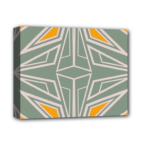 Abstract Pattern Geometric Backgrounds Deluxe Canvas 14  X 11  (stretched) by Eskimos