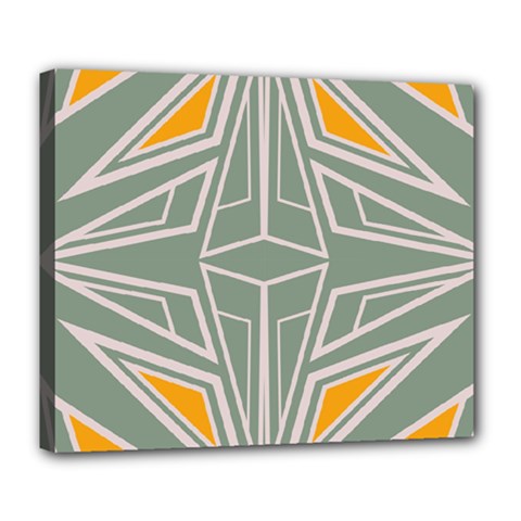 Abstract Pattern Geometric Backgrounds Deluxe Canvas 24  X 20  (stretched) by Eskimos