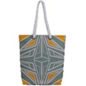 Abstract pattern geometric backgrounds Full Print Rope Handle Tote (Small) View2