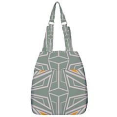 Abstract Pattern Geometric Backgrounds Center Zip Backpack by Eskimos