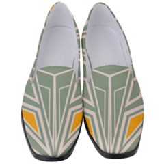 Abstract Pattern Geometric Backgrounds Women s Classic Loafer Heels by Eskimos