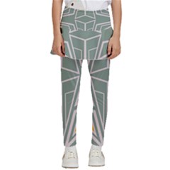 Abstract Pattern Geometric Backgrounds Kids  Skirted Pants by Eskimos