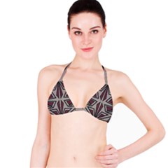 Abstract Pattern Geometric Backgrounds Bikini Top by Eskimos