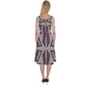 Abstract pattern geometric backgrounds Midi Sleeveless Dress View2