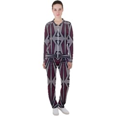 Abstract Pattern Geometric Backgrounds Casual Jacket And Pants Set by Eskimos