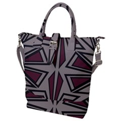 Abstract Pattern Geometric Backgrounds Buckle Top Tote Bag by Eskimos