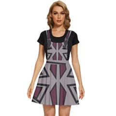 Abstract Pattern Geometric Backgrounds Apron Dress